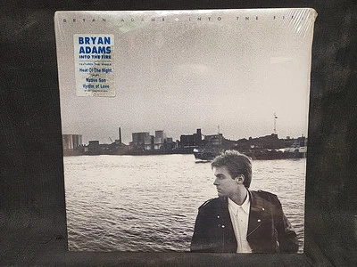 Bryan Adams Into The Fire Vinyl LP A&M Records SP-3907 1987 SEALED - Image 1 of 4