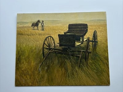 PAUL WENZEL PINTURA CARRO PAISAJE REALISMO OCCIDENTAL PAISAJE AMERICANO FAMOSO Foto 1 de 4