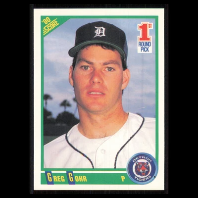 Greg Gohr Rookie #679 1990 Score Detroit Tigers Baseball Card MLB NM - Image 1 of 3