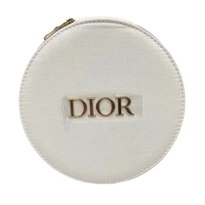 Dior Round Vanity Case Makeup Bag with Mirror New in Box - Picture 1 of 10