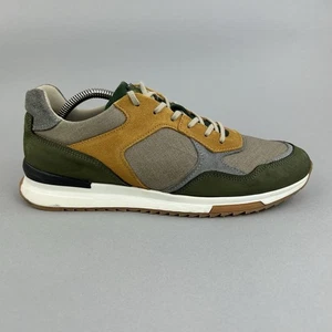 Fatface LNSU Oakes Cuero Verde Gamuza Informal Para hombres Zapatillas bajas Zapatos EU42 UK8 - Imagen 1 de 15