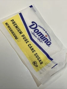 (500 Count) Individual Loose Domino White Sugar Packets 1/10 oz ea. BB: 2028 NEW - Picture 1 of 7