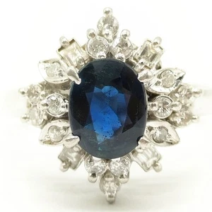 Jewelry Ring Sapphire 1.03ct Platinum 2321282 - Picture 1 of 11