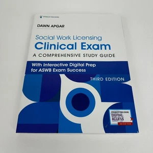 Social Work Licensing Clinical Exam Comprehensive Study Guide 3rd Ed Code Intact - Imagen 1 de 14