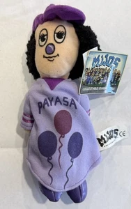 Vintage 2001 9” Mijos Plush Payasa Figure Carolina Clown Character Homie Tag NWT - Picture 1 of 9