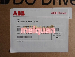1-Piece ABB DC Governor DCS550 - S0 1 - 0020-05-00  DCS550 20A New - - Picture 1 of 1