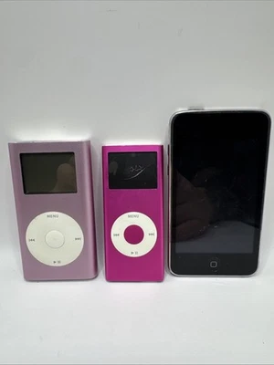 Lot Of 3 Apple iPods - Classic/ Nano 2nd Gen/touch For Parts Or Repair - Image 1 of 4