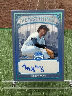 2025 Leaf Bronx Legacy Penstripes Rudy May Auto AUTO SSP 1/7 - Image 1 of 4