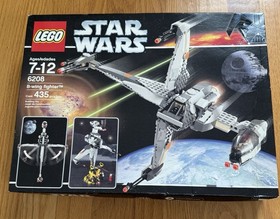 LEGO Star Wars B-wing Fighter 6208 Complete Set 435 Pieces- New Sealed- Box Worn