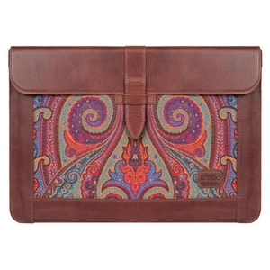 Londo Sacoche en cuir véritable pour MacBook Pro - 15 et 16 pouces, OTTO183 - Photo 1/5