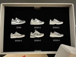 New Balance 990 Pins Set with Serial Number myNB Members Only Novelty 2023 Rare - Picture 1 of 10