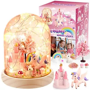 Einhorn Geschenke für Mädchen, Kinder DIY Nachtlicht Kinder Geschenk Mädchen - Bild 1 von 7