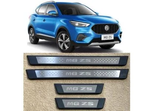 PLACAS RASPADURAS UMBRAL PUERTA MG ZS LOGOTIPO PLATEADO SOBRE SUSTRATO ABS - MG013 - Imagen 1 de 10