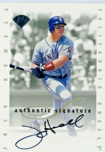 Jack Howell 1996 Leaf  Authentic Signature Series On Card Autograph Auto