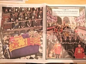 The Times Newspaper - Her Majesty the State Funeral and Committal - 19/09/22 - Picture 1 of 1