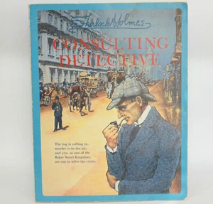 Sherlock Holmes Consulting Detective Game Sleuth 1981 Book Only Vintage TPB - Foto 1 di 9