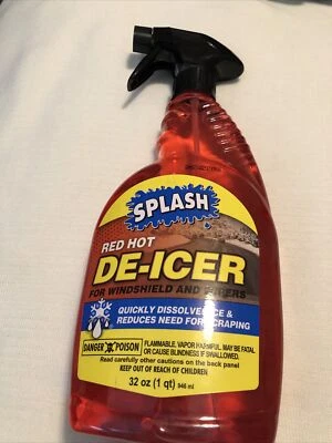 SPLASH Red Hot Descongelador Parabrisas Gatillo Spray 32 Onzas Foto 1 de 4