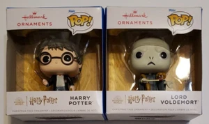 Hallmark Funko POP! Adornos: Harry Potter y Lord Voldemort (Adornos de árbol) - Imagen 1 de 1
