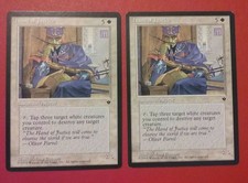 MTG Hand of Justice *LP* Fallen Empires RESERVED List Regular Rare