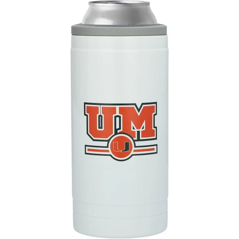 Miami Hurricanes 12oz. Letterman Slim Can Cooler Cover