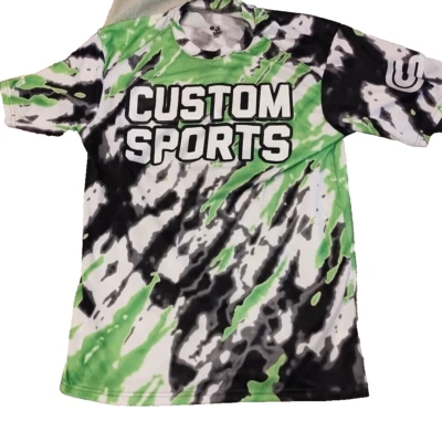 Neon Lime, Black and white Motorcross Jersey Large by Badger - Image 1 of 4