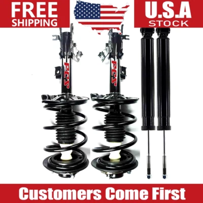 Juego de 4 amortiguadores delanteros completos de puntal y traseros para Infiniti FX35 FX45 FCS 2003-2008 Foto 1 de 4