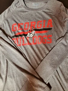 Champion Authentic Athleticwear Georgia Long Sleeve T Shirt Mens Large Vintage  - Picture 1 of 2