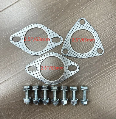 Kit de herrajes y juntas de escape trasero de tubo Cat de 2,25"/2,5" para Honda/Acura Foto 1 de 2