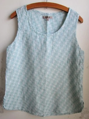 FLAX Designs 亚麻精选坦克 2G 全新带标签海玻璃圆点 — 第 1/4 张图片