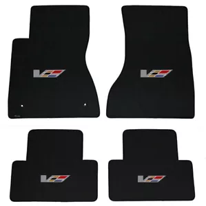 New! 2011 - 2014 Cadillac CTS-V Carpet Floor Mats 4pc Set with Logo on All 4 - Picture 1 of 6