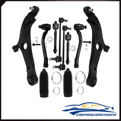 10Pcs Front Control Arm and Ball Joint Tie Rod End Fits 2012-2014 Hyundai Azera - Изображение 1 из 4