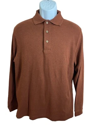 Jos. A. Bank Size S Sweater Signature Traveler's Collection Cotton Rust Color - Image 1 of 4