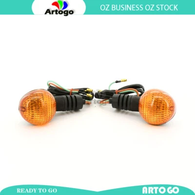 2 X мотоцикла передний или задний индикатор для Husqvarna SM570R 2002 2003 2004 - Изображение 1 из 4