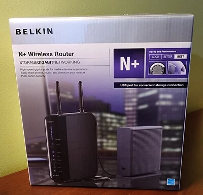 Belkin N+ Wireless Router - Image 1 of 4