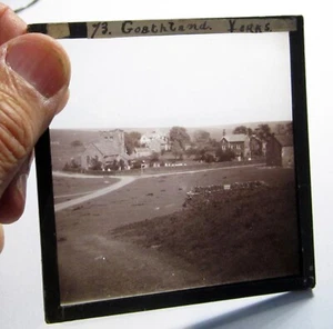 Goathland village North Yorkshire antique photo magic lantern slide #9997 - Picture 1 of 1
