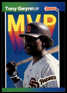 1989 Donruss Bonus MVP's Tony Gwynn San Diego Padres #BC-20C