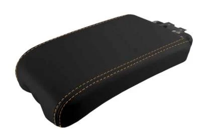 Se adapta a Lexus ES350 2007-2009 tapa de consola de PVC cubierta de reposabrazos puntada naranja Foto 1 de 4