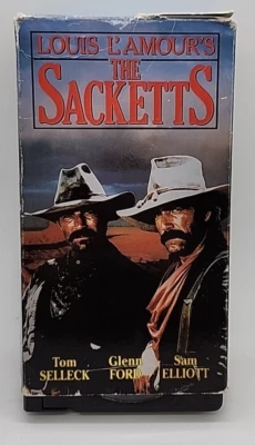 The Sackets Staring Sam Elliott  (VHS, 2-Tape Set) - Image 1 of 4