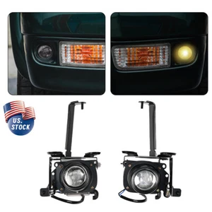 Left & Right Pair Clear Lens Fog Light w/Bulbs For Toyota for 4Runner 1999-2002 - Picture 1 of 10