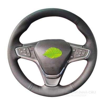 Cubierta de volante de cuero para Chevrolet Malibu XL Equinox 2017-2021 interior Foto 1 de 4