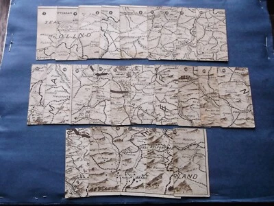 E.R.B 24 x War Map Western Front Series 2 ( Mostly Good  -  Very Good ) 1917 - Image 1 of 4