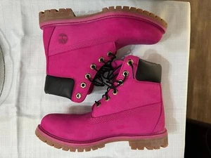 Timberland Rosa Premium Impermeable Suela Bota (Mujeres) Talla 7 Nueva Sin Etiquetas - Imagen 1 de 9