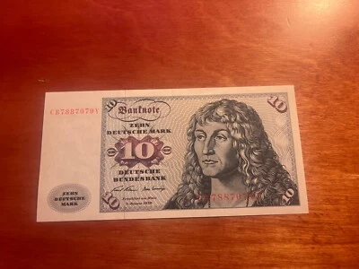 Germany- 10 DEUTSCHE MARK 1970 - Image 1 of 2