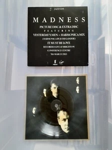 Madness - Yesterday's Men. Square Picture Disc & Bonus 7" Vinyl single - Picture 1 of 3