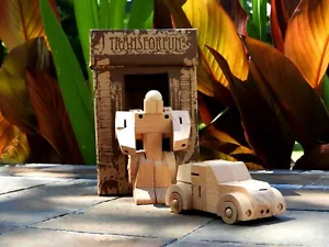 WooBot - Wooden Robot Transforms into a Beetle - Picture 1 of 4
