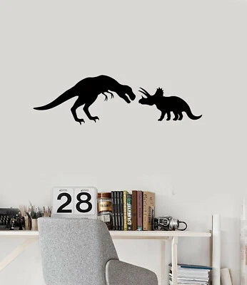 Vinyl Wall Decal Dinosaurs Kids Child Room Jurassic World Stickers (ig6055) Foto 1 de 3