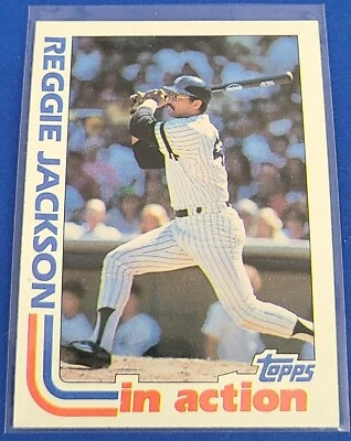 1982 Topps   IA #301 Reggie Jackson  New York Yankees Baseball Card C2 - Image 1 of 2