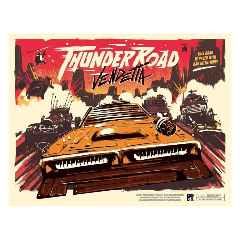 Juego de Mesa Thunder Road Vendetta de Restoration Games - Nuevo y Precintado Foto 1 de 1