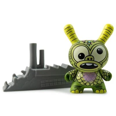 kidrobot Kaiju Dunny Battle Series Vinyl Mini Figures - Greasebat -  NEW - Image 1 of 3