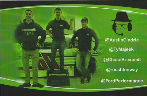 2018 Roush Fenway Racing "1st issued" Ford Mustang NASCAR NXS postcard Cover